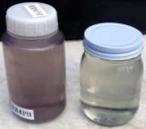 排水の高効率オゾン脱色結果